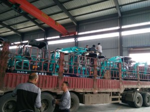 裝車完畢，準備發車